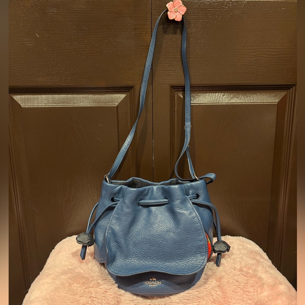 Coach Like New Limited Edition Petal Bucket Bag